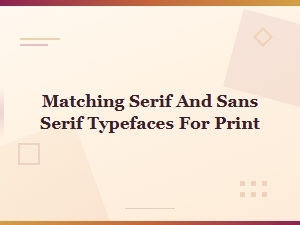 Free Google Font Combos: Matching Serif and Sans Serif for Print
